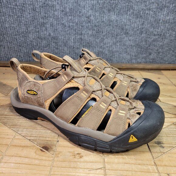 KEEN Newport H2 Mens Size 11.5 Closed Toe Hiking Water Sandals Brindle/Canteen - Picture 1 of 10